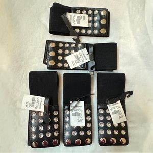 ✅New Bundled (5 pieces) Black Women’s Elastic Belts